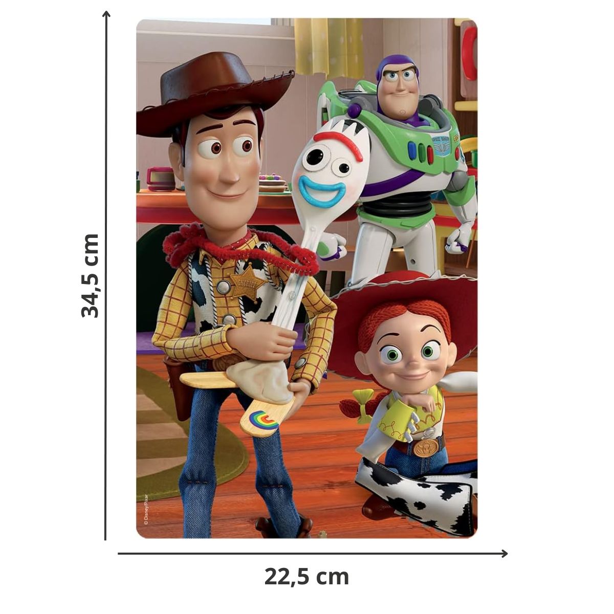Quebra Cabeça Infantil Toy Story 4 / 100 Peças - Toyster Quebra Cabeça Infantil Toy Story 4 / 100 Peças - Toyster
